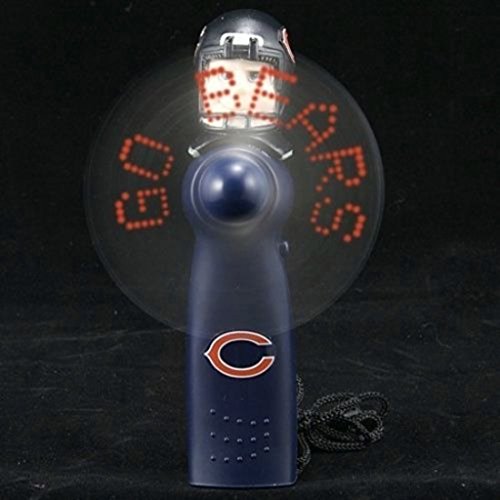 SC Sports Chicago Bears NFL Licensed Hand Held LED Light Up Fan - B072LPN4C2